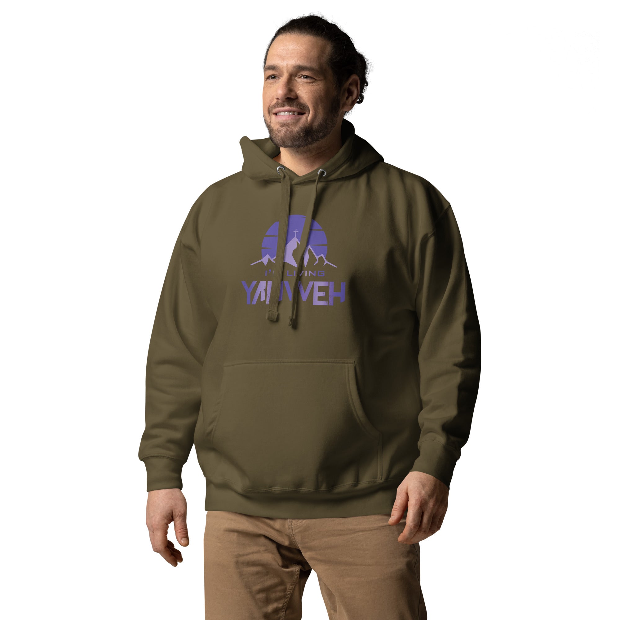 I'm Living Yahweh | Unisex Hoodie | Amethyst