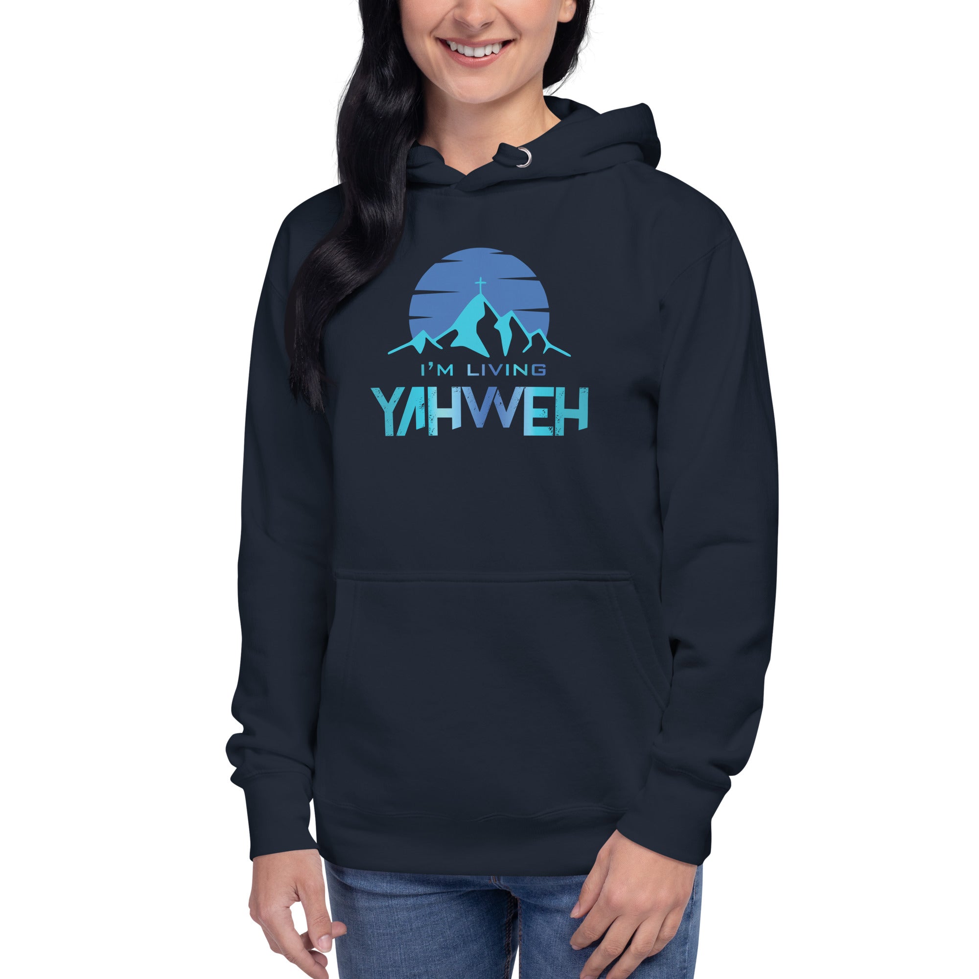I'm Living Yahweh | Unisex Hoodie | Sapphire