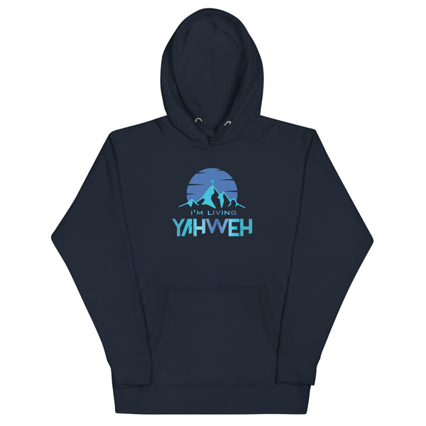 I'm Living Yahweh | Unisex Hoodie | Sapphire
