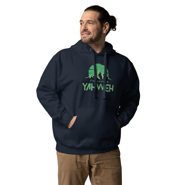 I'm Living Yahweh | Unisex Hoodie | Emerald