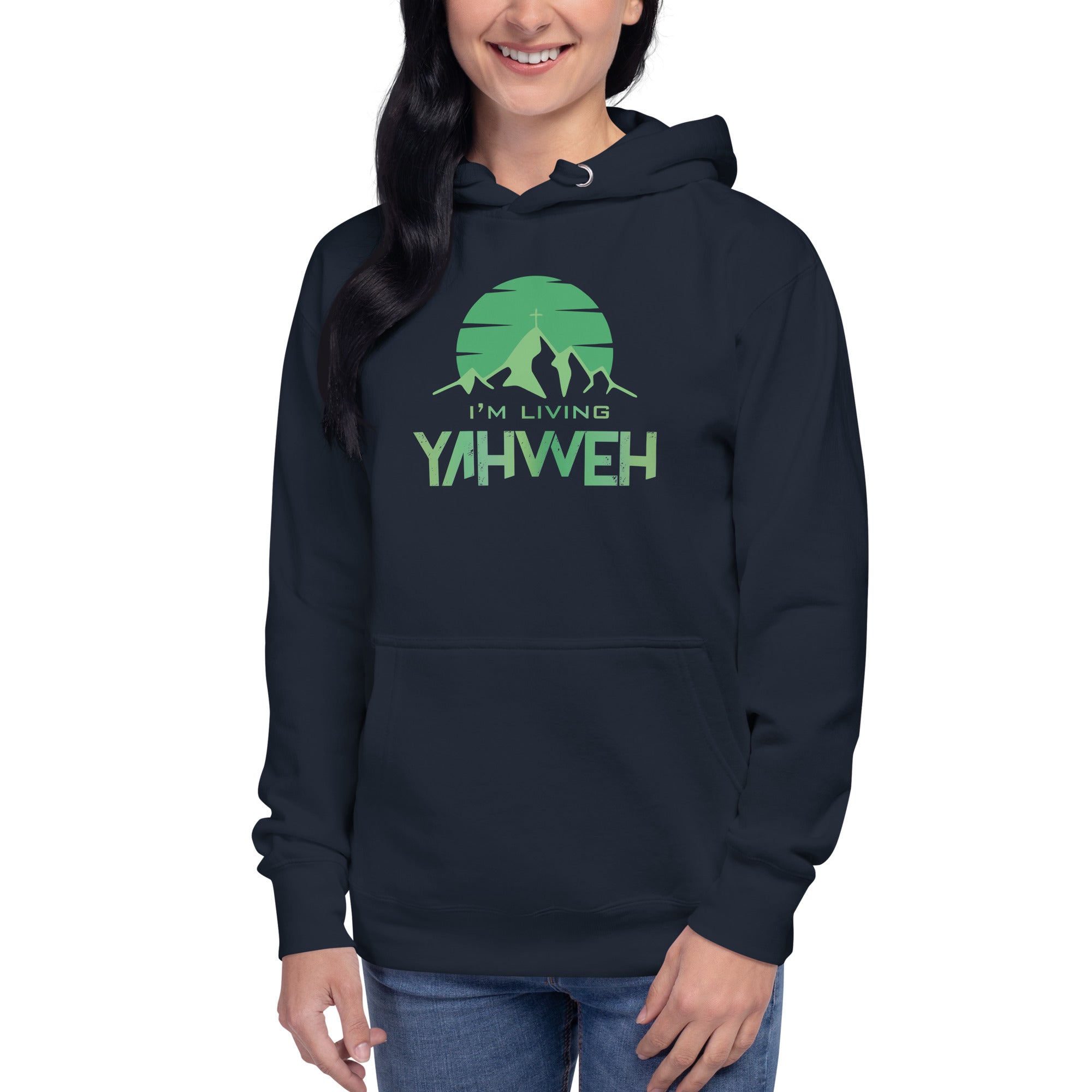 I'm Living Yahweh | Unisex Hoodie | Emerald