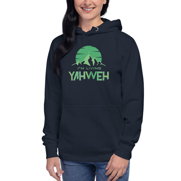 I'm Living Yahweh | Unisex Hoodie | Emerald