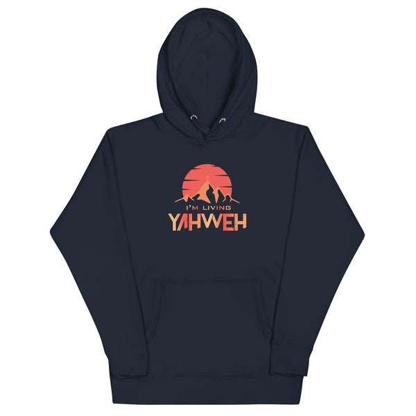 I'm Living Yahweh | Unisex Hoodie | Ruby