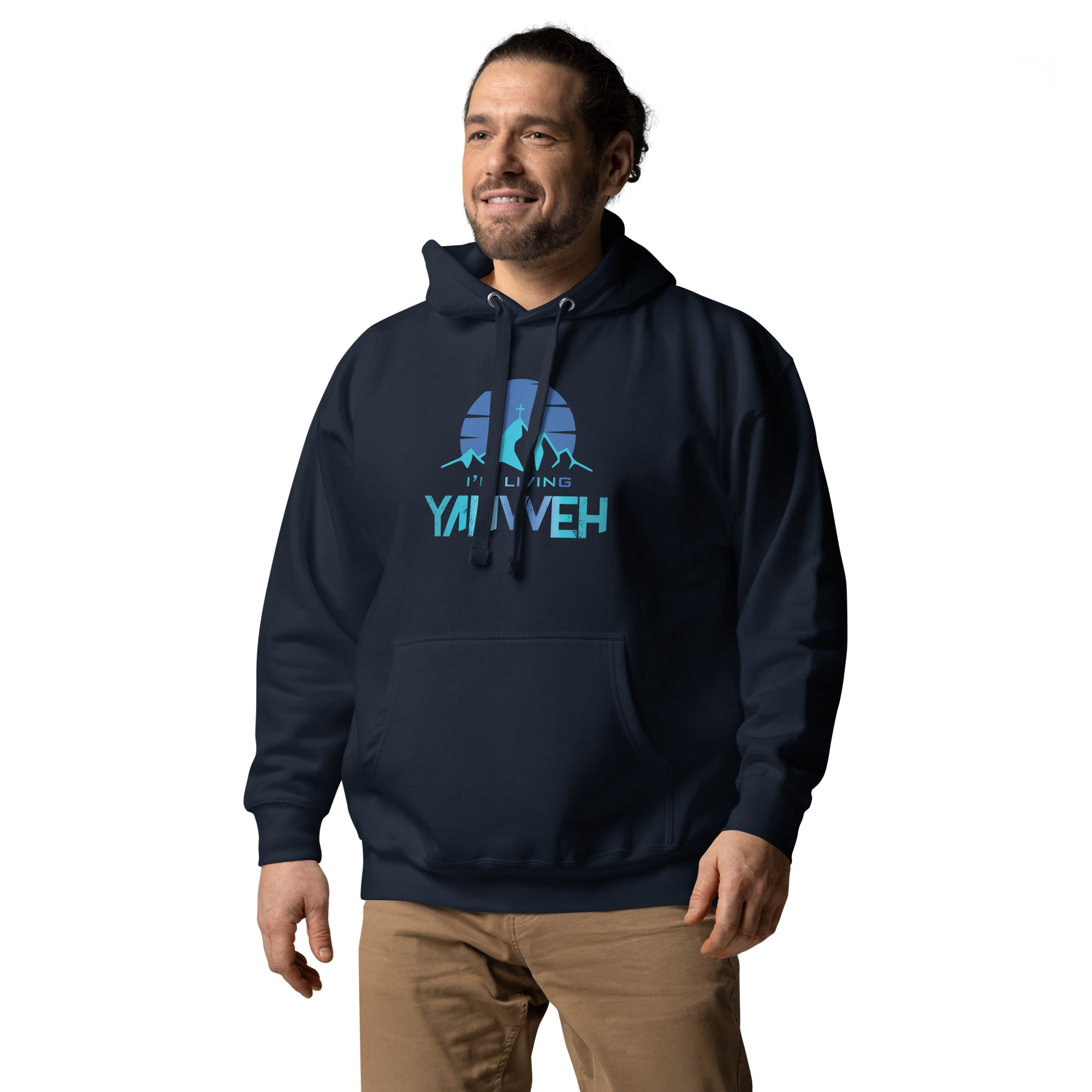 I'm Living Yahweh | Unisex Hoodie | Sapphire