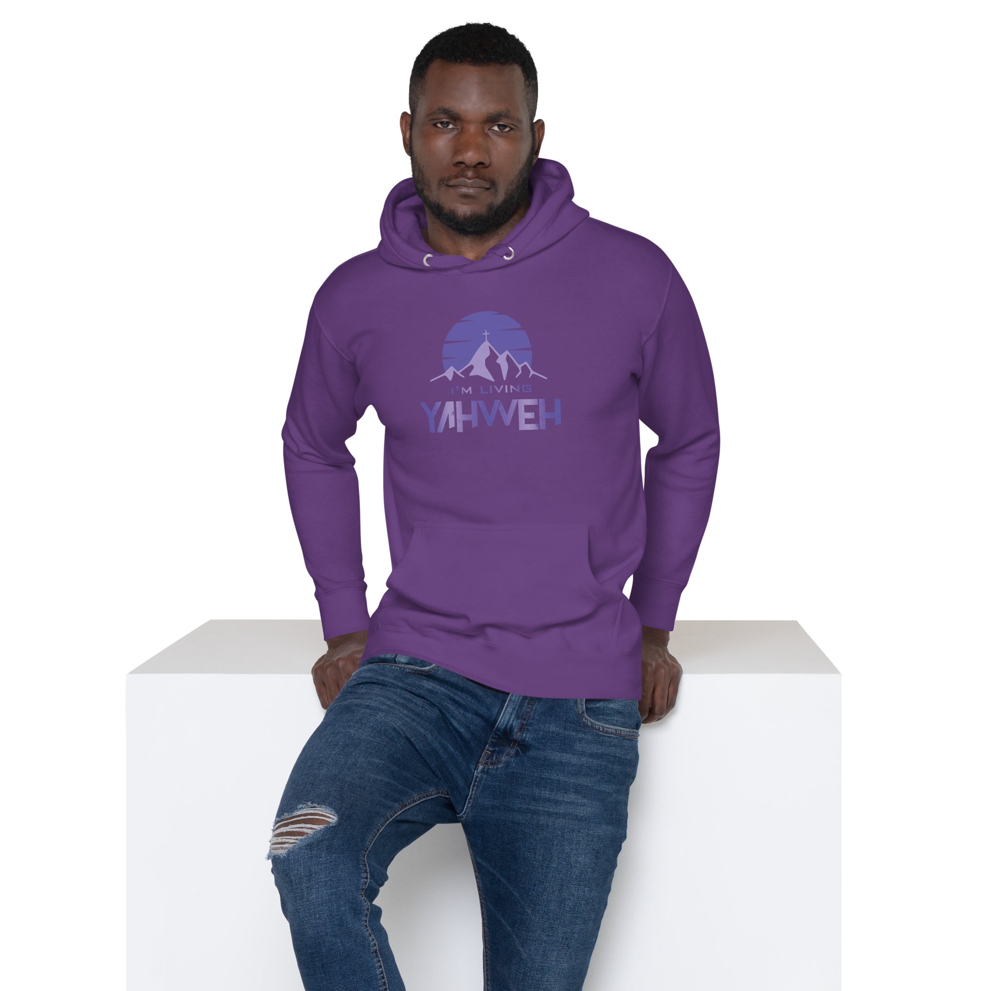 I'm Living Yahweh | Unisex Hoodie | Amethyst