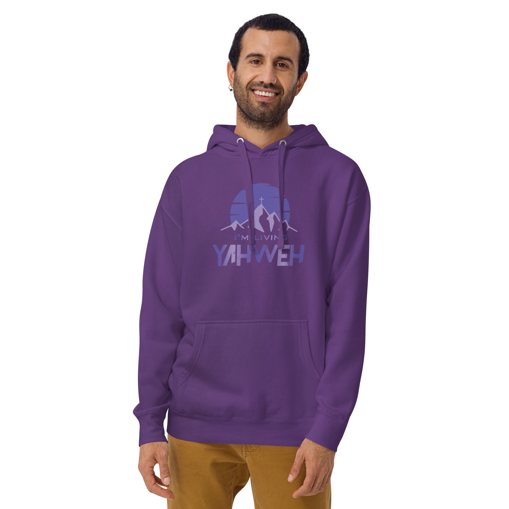 I'm Living Yahweh | Unisex Hoodie | Amethyst