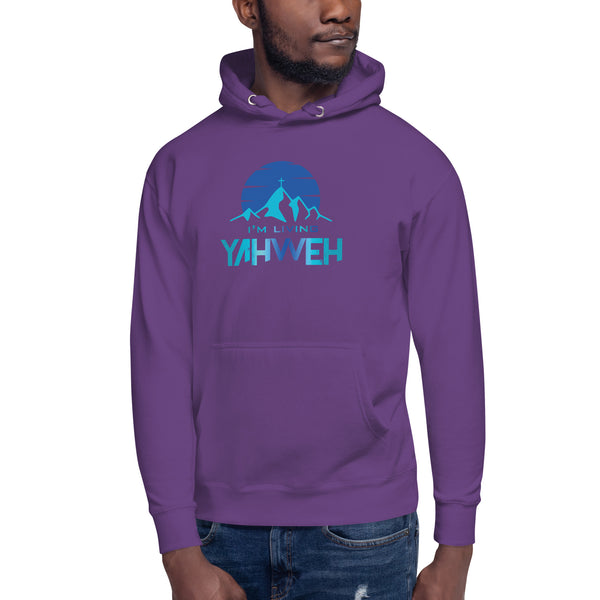 I'm Living Yahweh | Unisex Hoodie | Sapphire