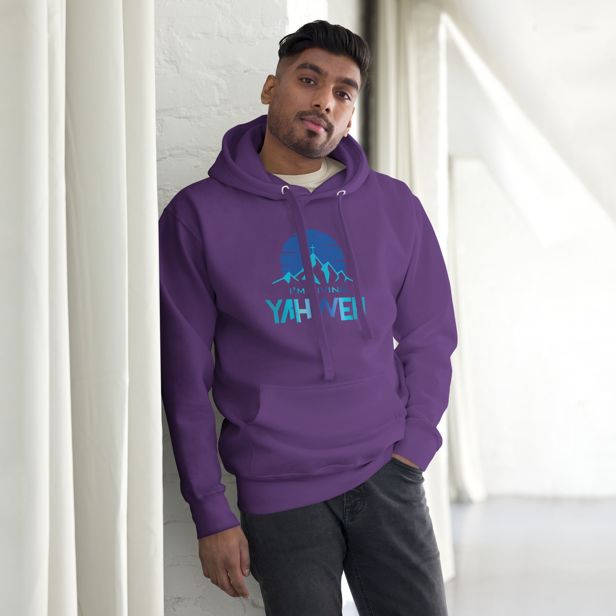 I'm Living Yahweh | Unisex Hoodie | Sapphire