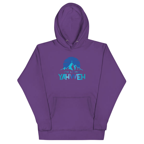 I'm Living Yahweh | Unisex Hoodie | Sapphire