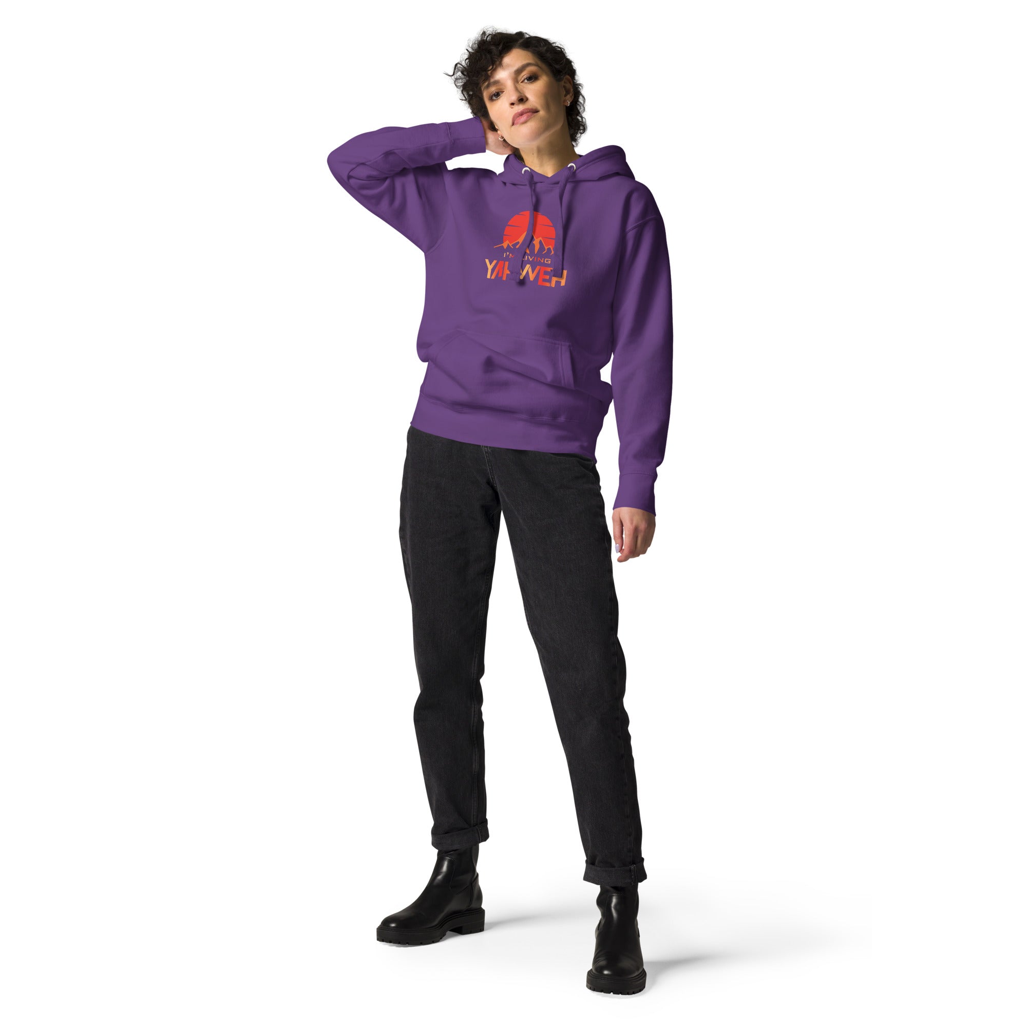 I'm Living Yahweh | Unisex Hoodie | Ruby