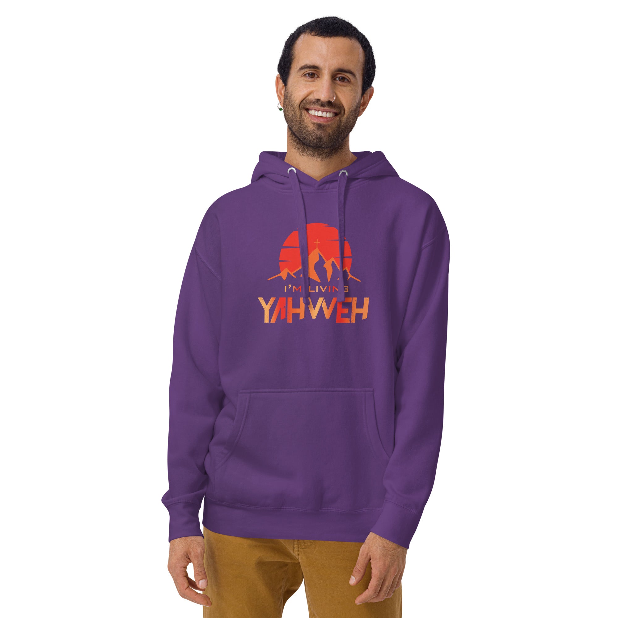 I'm Living Yahweh | Unisex Hoodie | Ruby