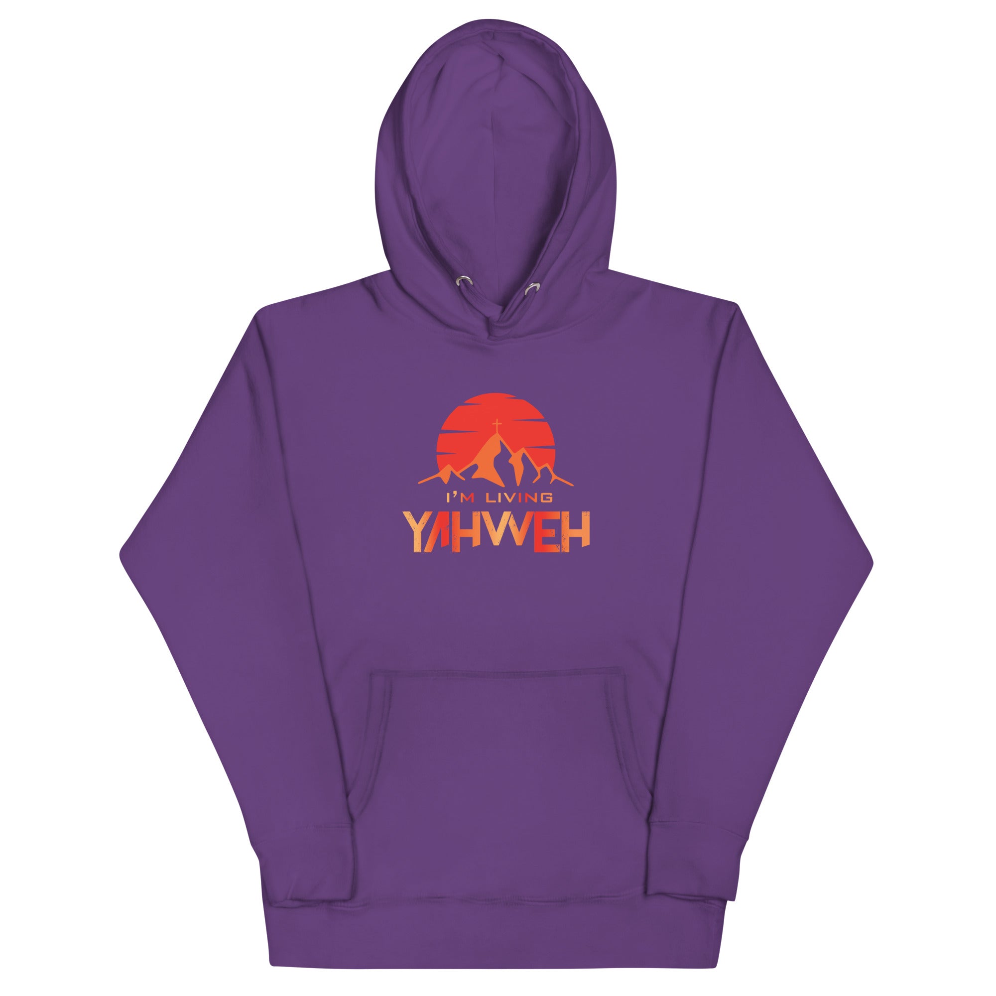 I'm Living Yahweh | Unisex Hoodie | Ruby