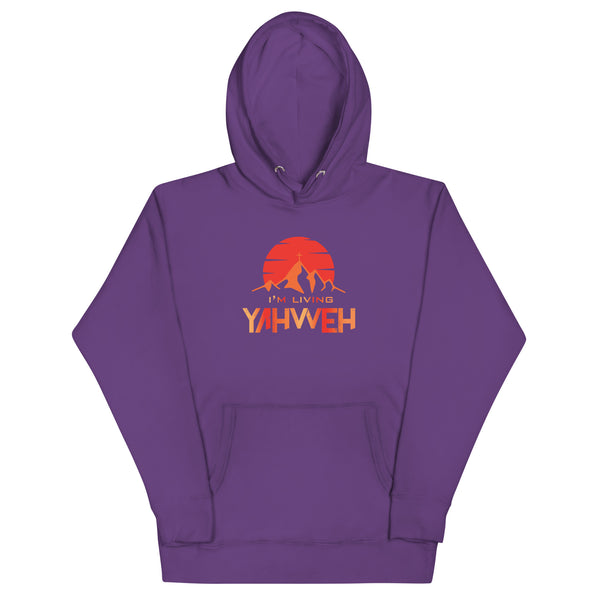 I'm Living Yahweh | Unisex Hoodie | Ruby