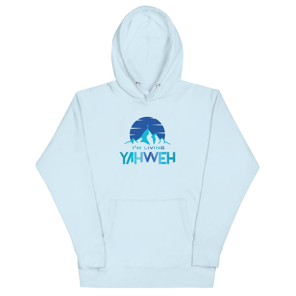 I'm Living Yahweh | Unisex Hoodie | Sapphire