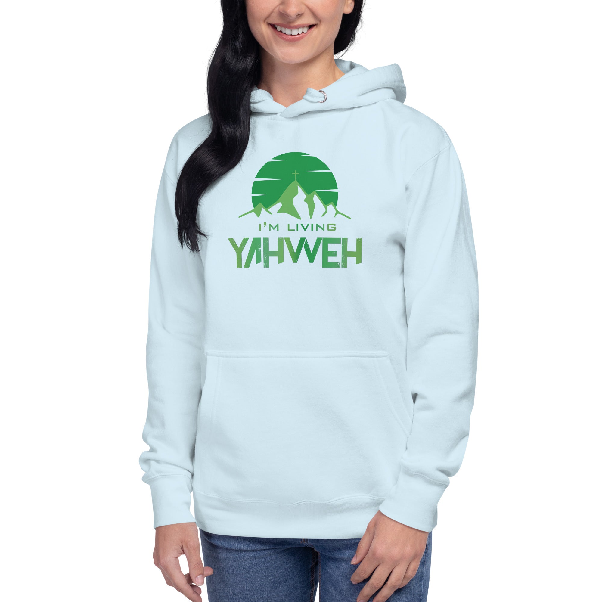 I'm Living Yahweh | Unisex Hoodie | Emerald