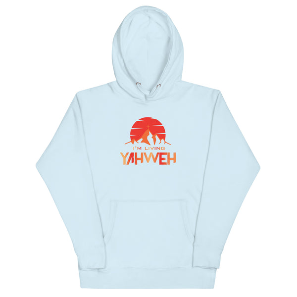 I'm Living Yahweh | Unisex Hoodie | Ruby