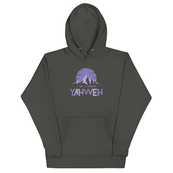 I'm Living Yahweh | Unisex Hoodie | Amethyst