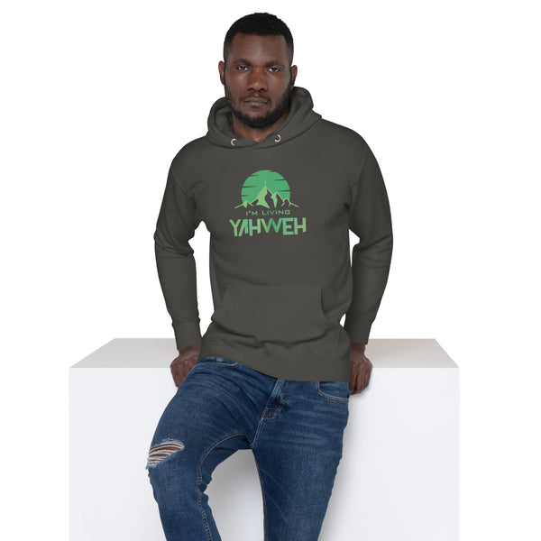 I'm Living Yahweh | Unisex Hoodie | Emerald