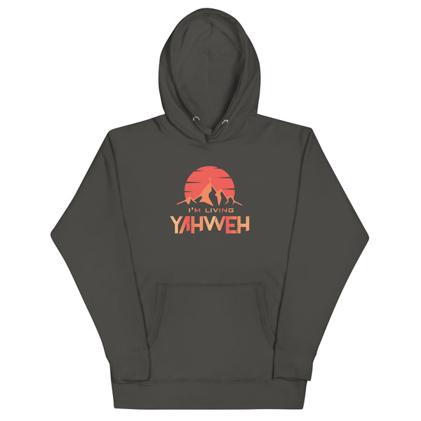 I'm Living Yahweh | Unisex Hoodie | Ruby