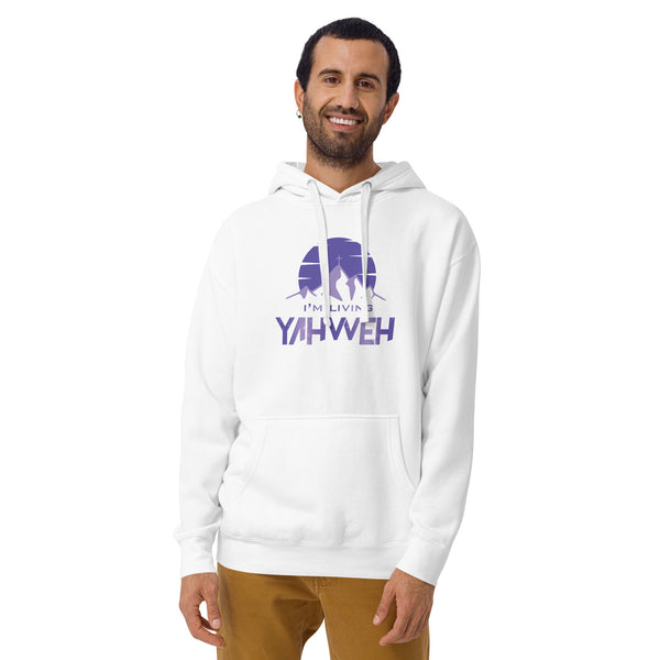 I'm Living Yahweh | Unisex Hoodie | Amethyst