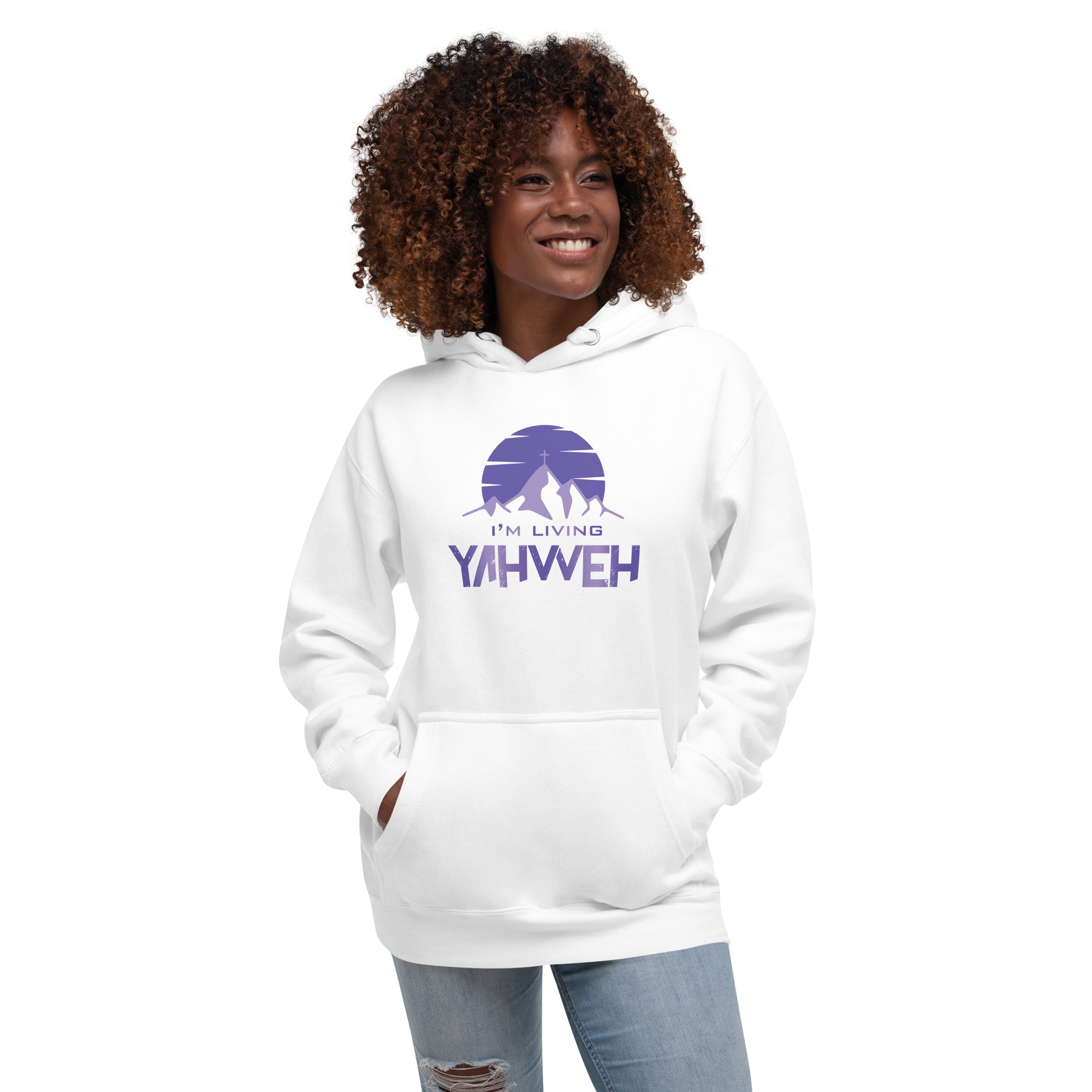 I'm Living Yahweh | Unisex Hoodie | Amethyst