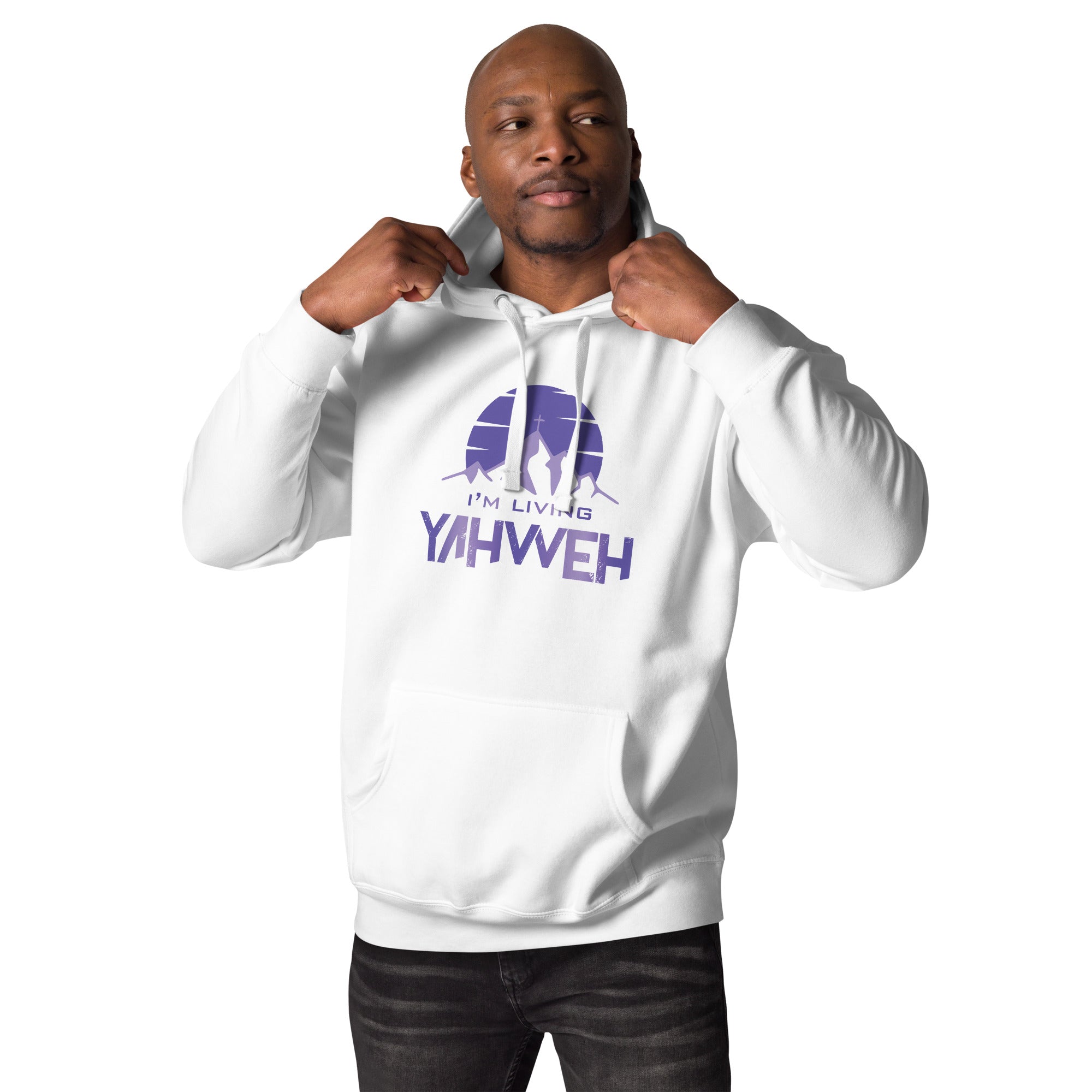 I'm Living Yahweh | Unisex Hoodie | Amethyst