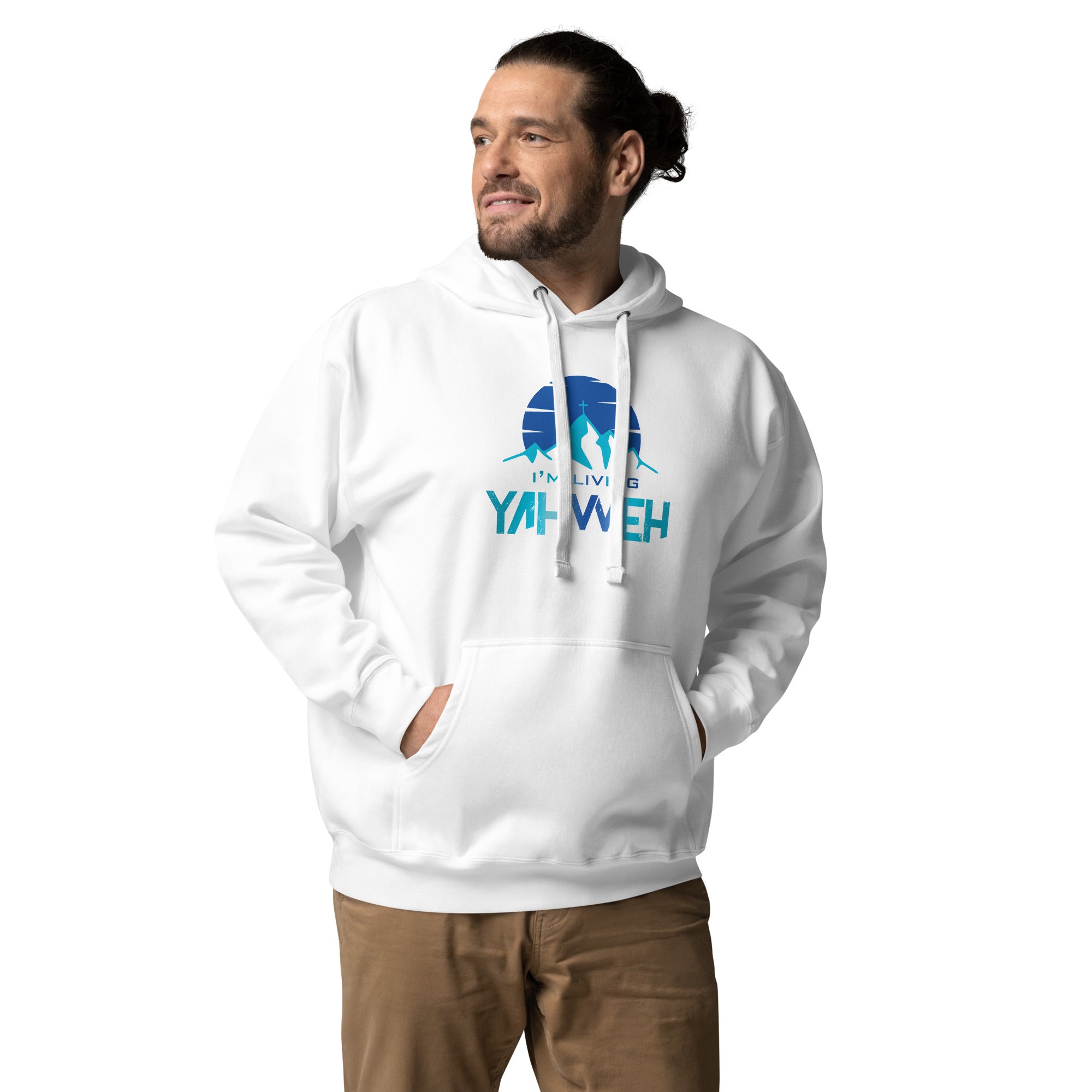 I'm Living Yahweh | Unisex Hoodie | Sapphire
