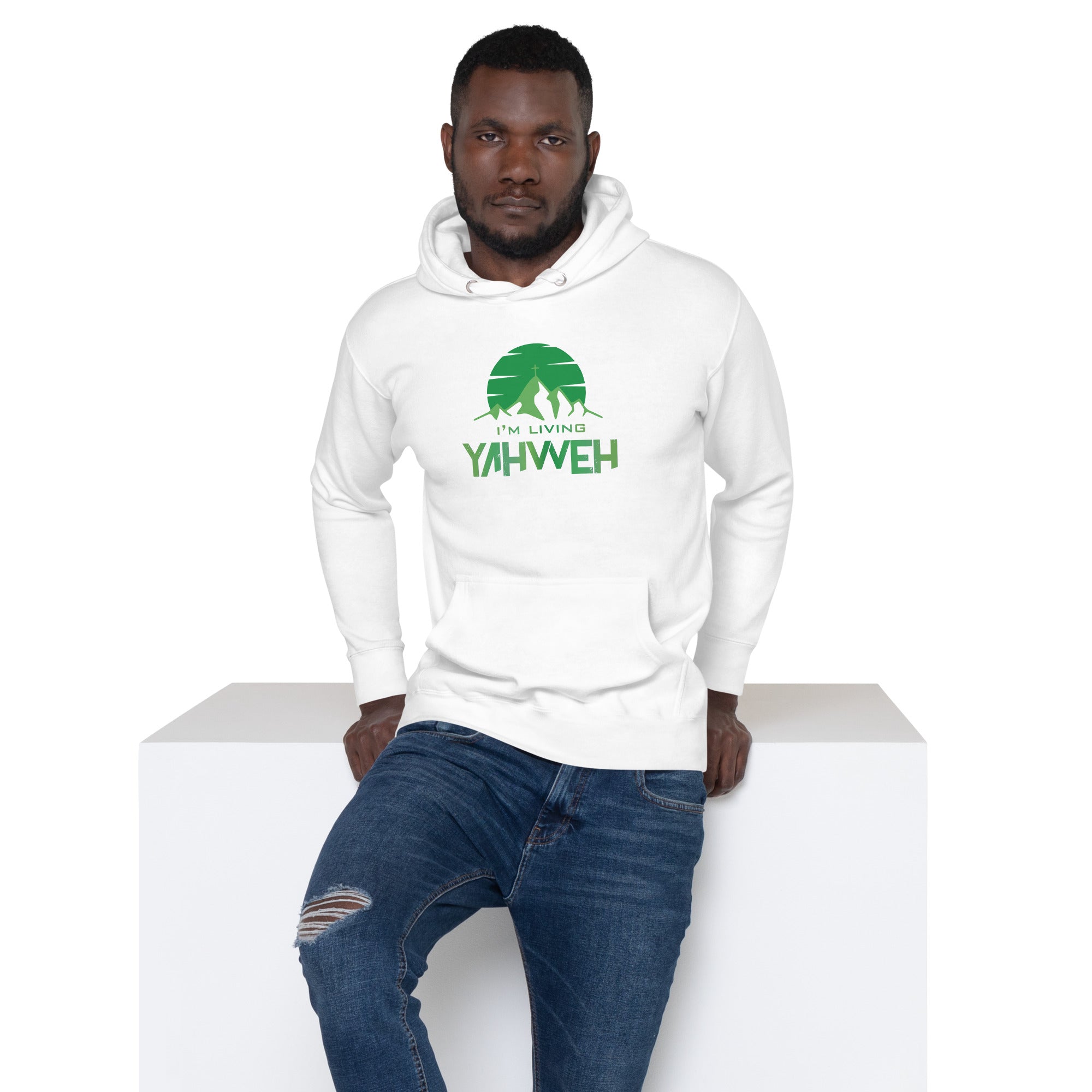 I'm Living Yahweh | Unisex Hoodie | Emerald