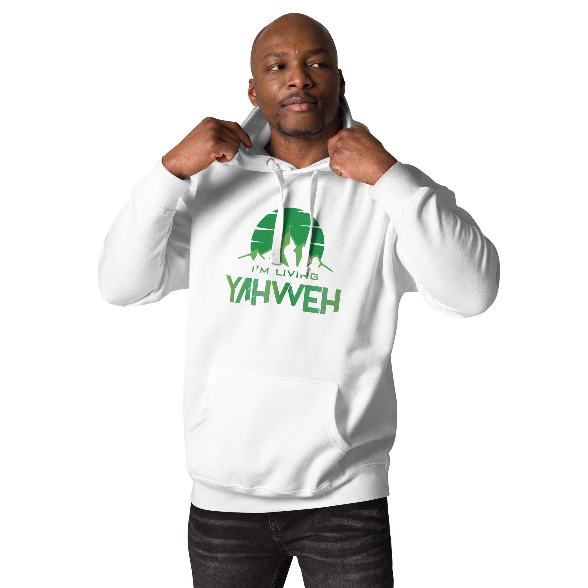I'm Living Yahweh | Unisex Hoodie | Emerald