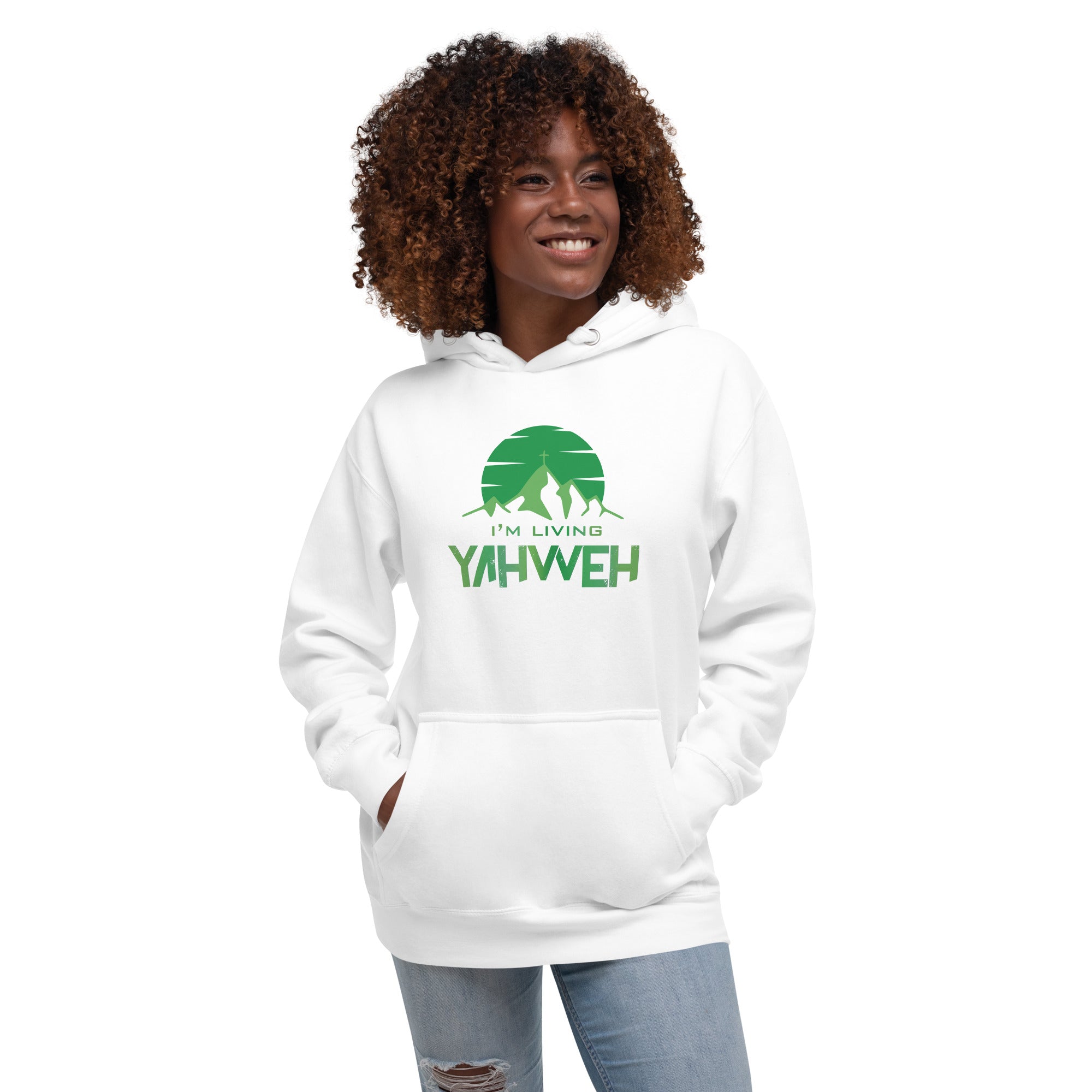 I'm Living Yahweh | Unisex Hoodie | Emerald