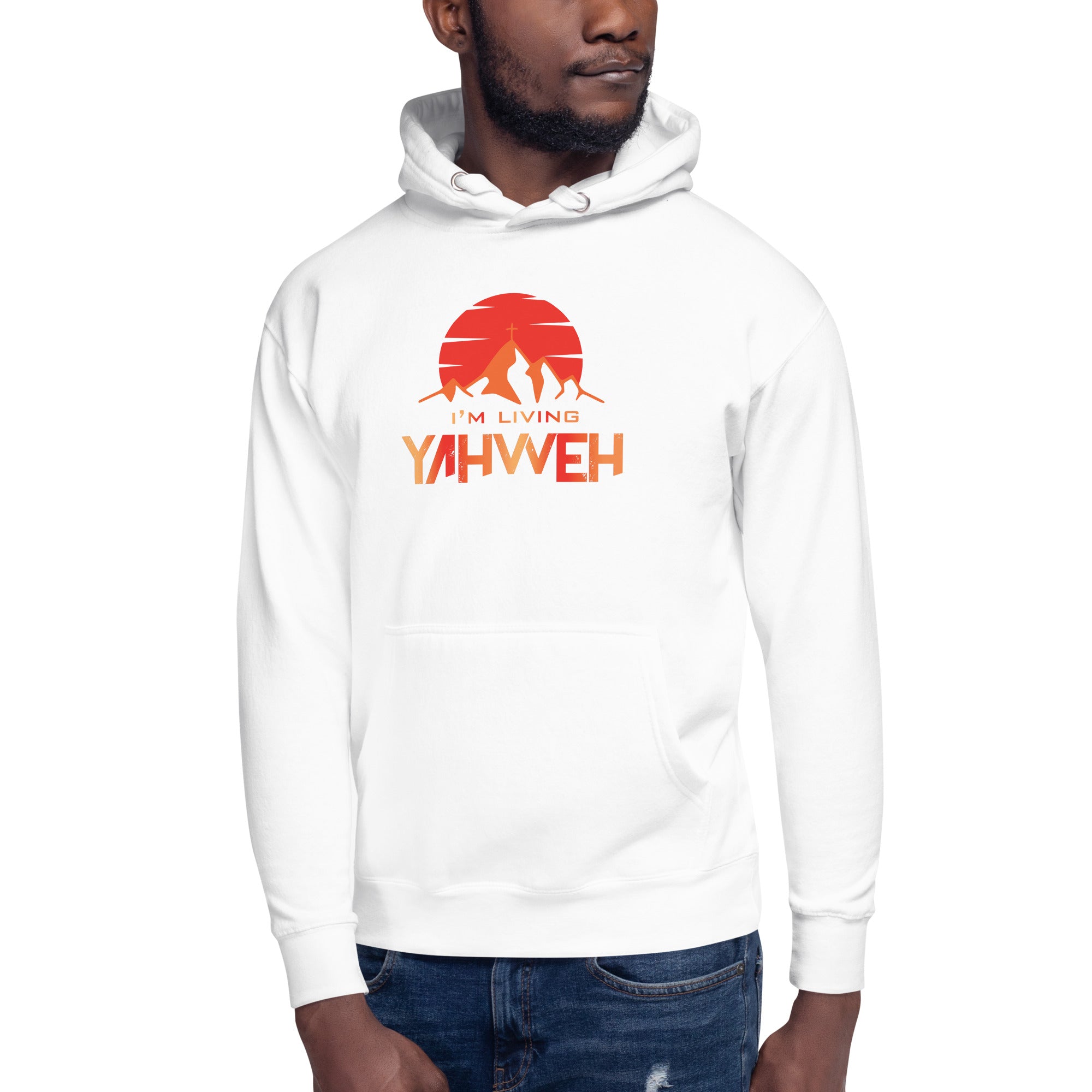 I'm Living Yahweh | Unisex Hoodie | Ruby