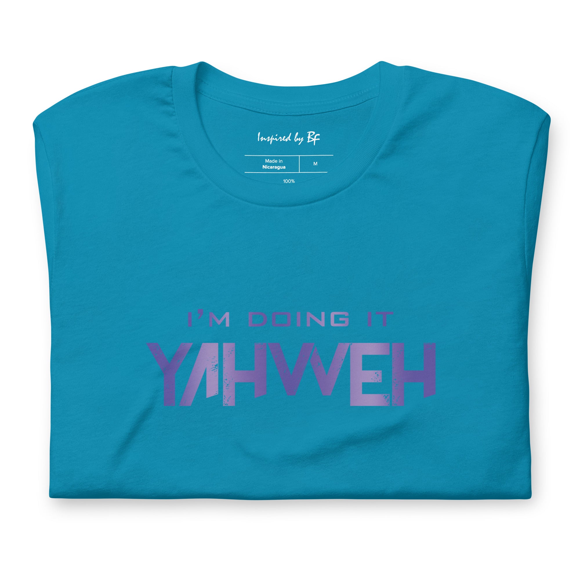 I'm Doing It Yahweh | Unisex Short Sleeve T-Shirt | Amethyst