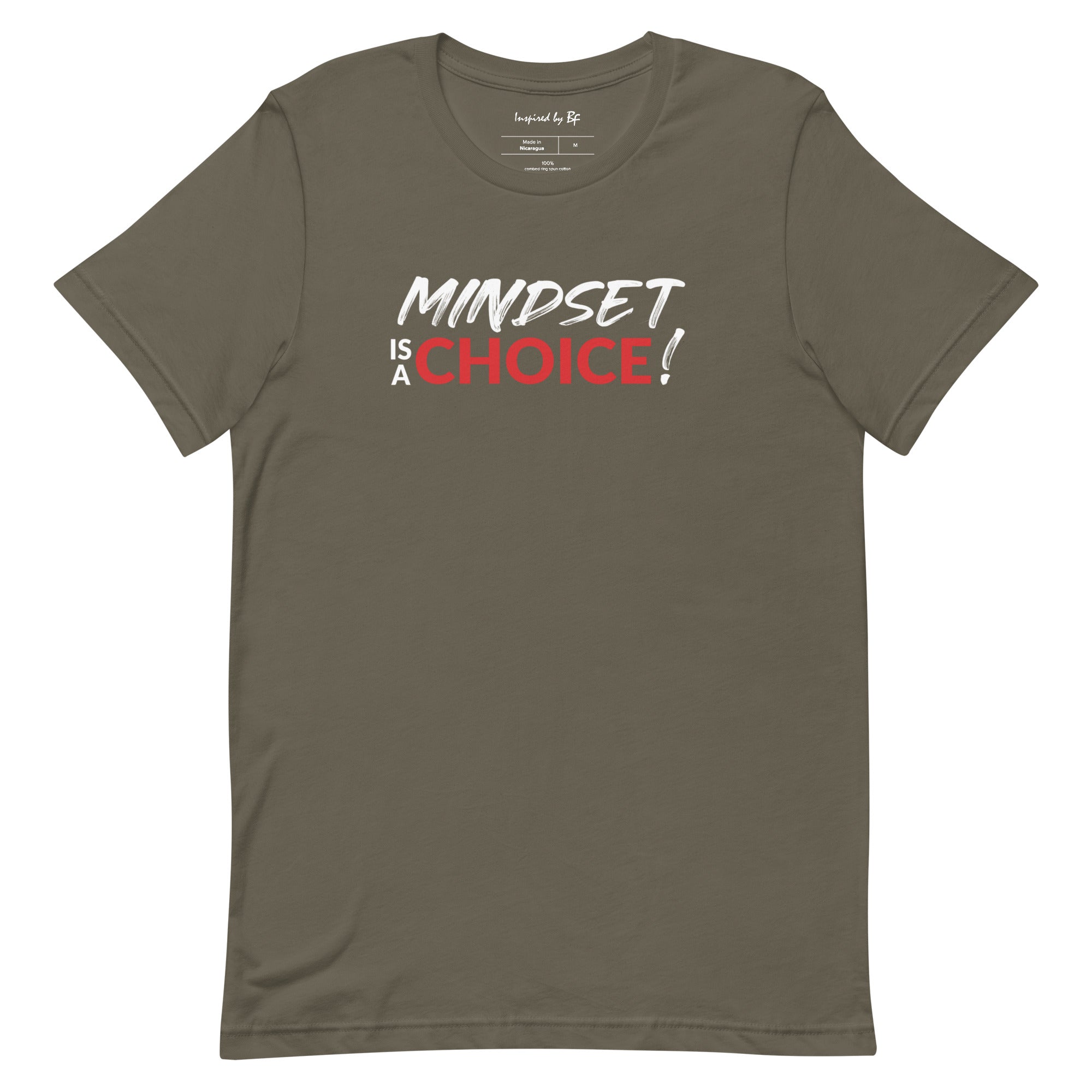 Mindset Is A Choice | Short-Sleeve Unisex T-Shirt