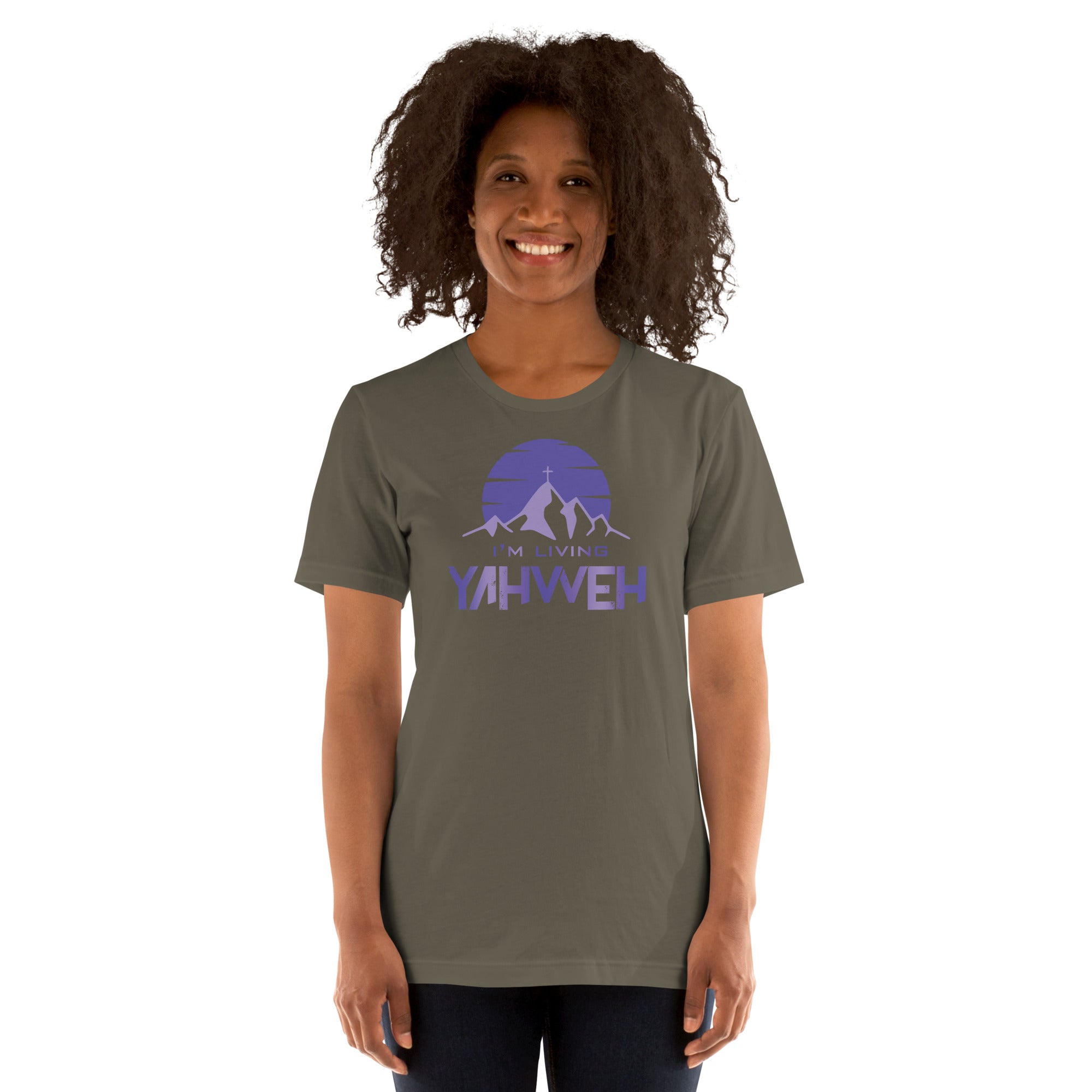I'm Living Yahweh | Short-Sleeve Unisex T-Shirt | Amethyst