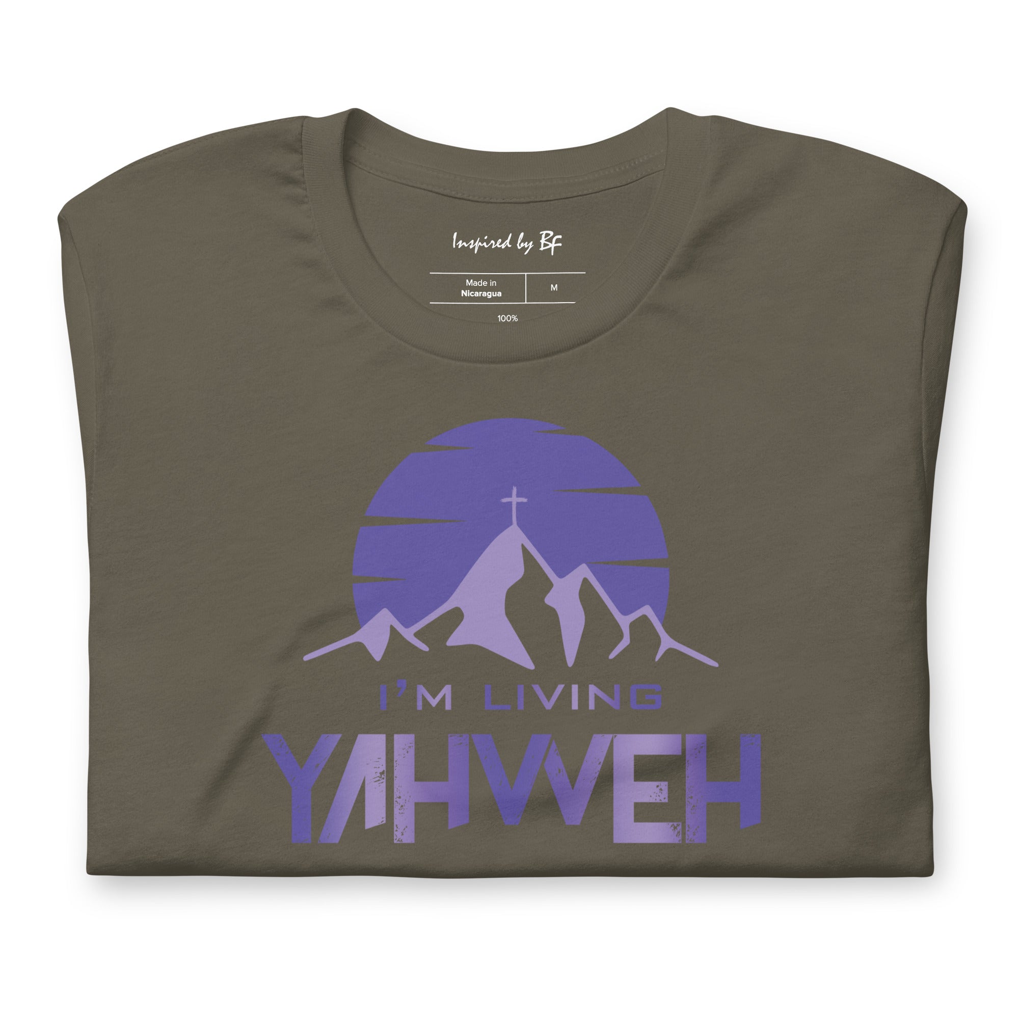 I'm Living Yahweh | Short-Sleeve Unisex T-Shirt | Amethyst