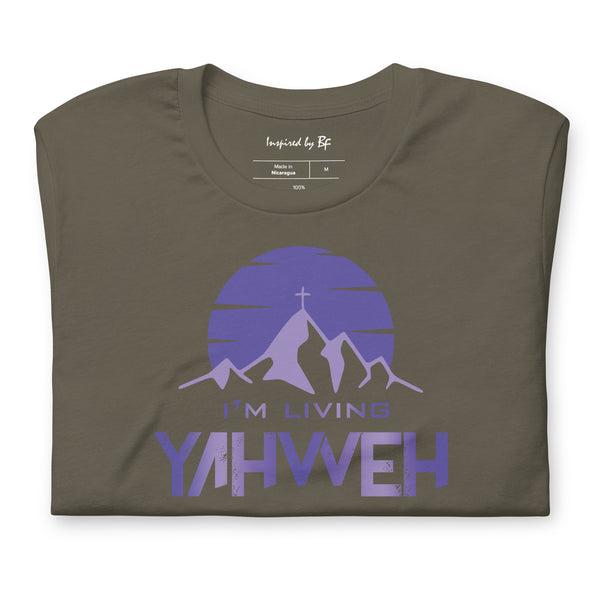 I'm Living Yahweh | Short-Sleeve Unisex T-Shirt | Amethyst