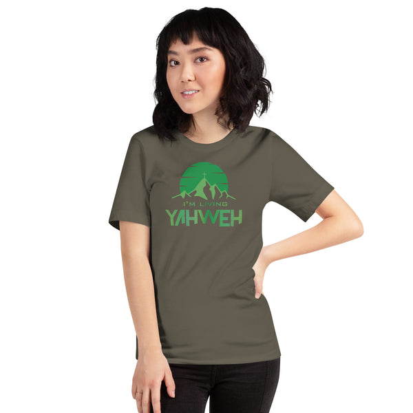 I'm Living Yahweh | Short-Sleeve Unisex T-Shirt | Emerald