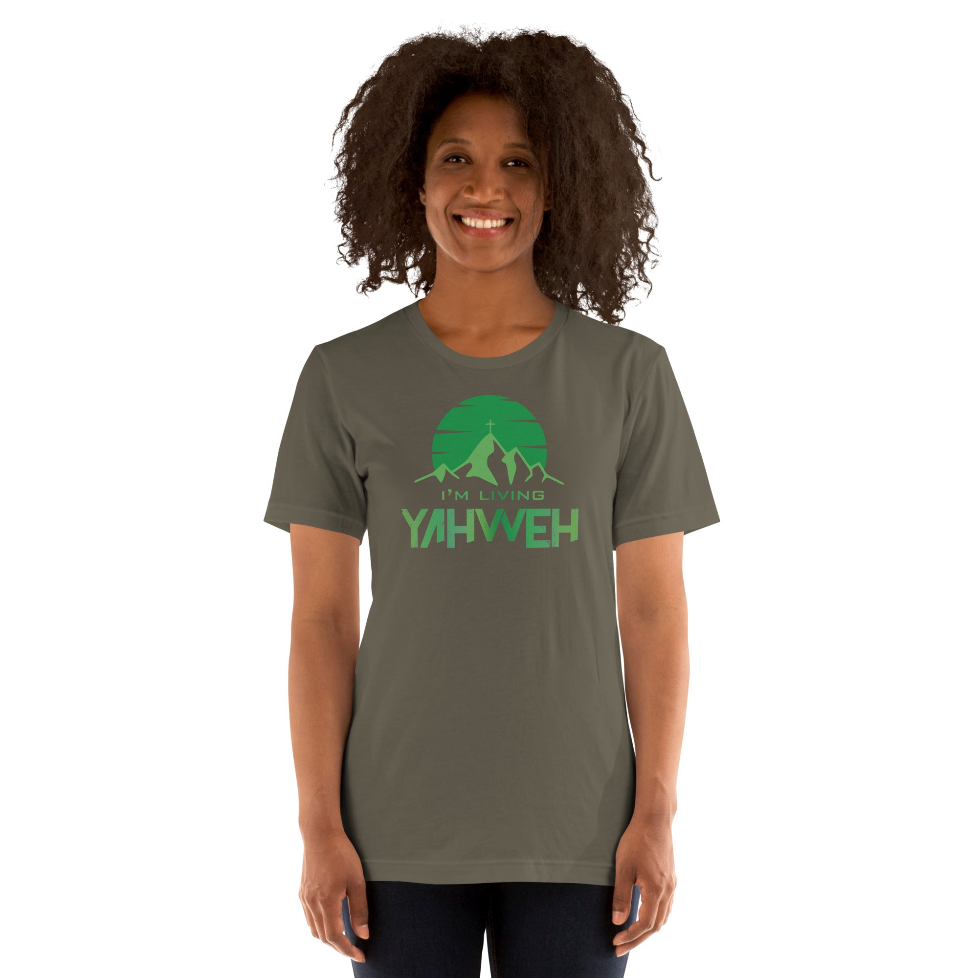 I'm Living Yahweh | Short-Sleeve Unisex T-Shirt | Emerald