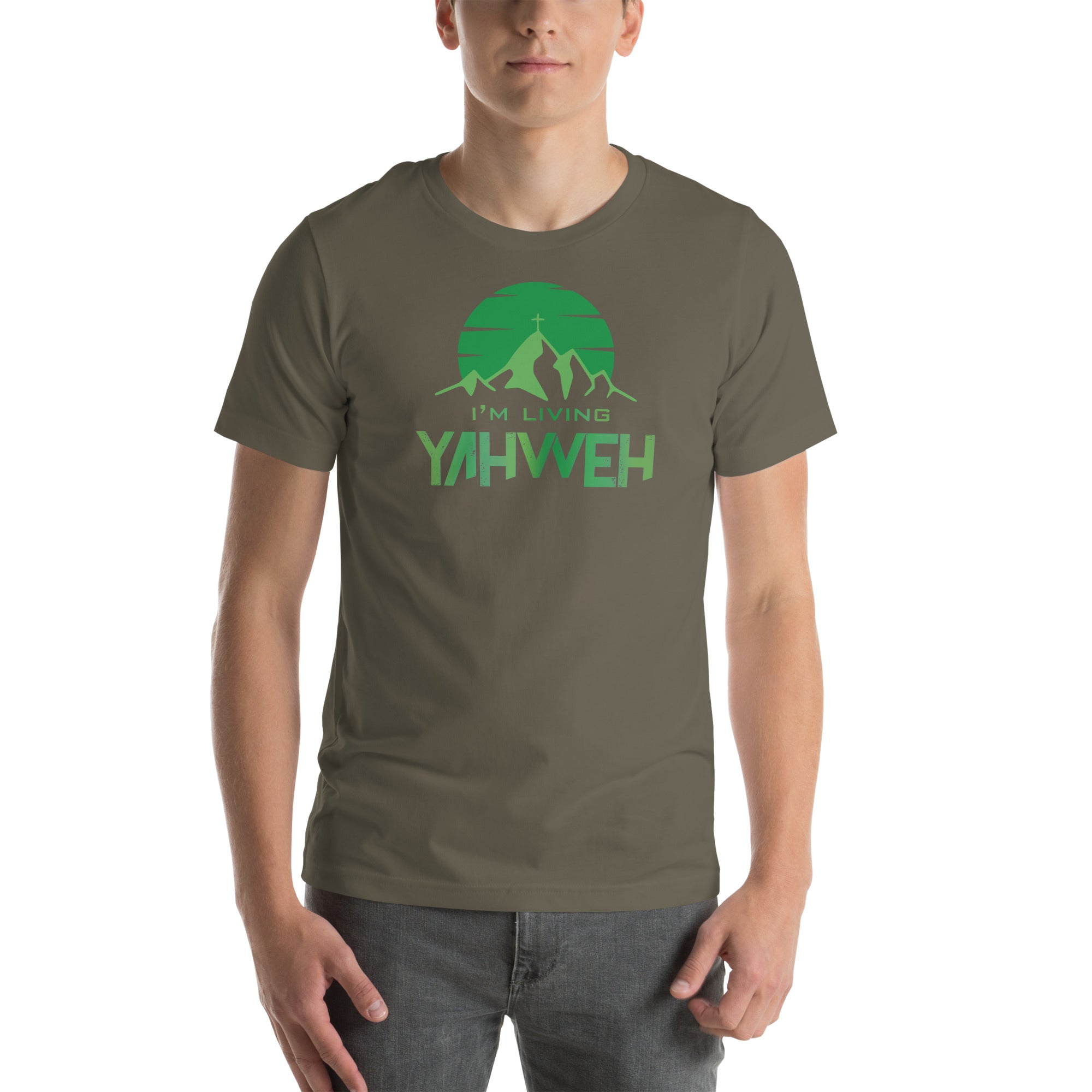 I'm Living Yahweh | Short-Sleeve Unisex T-Shirt | Emerald