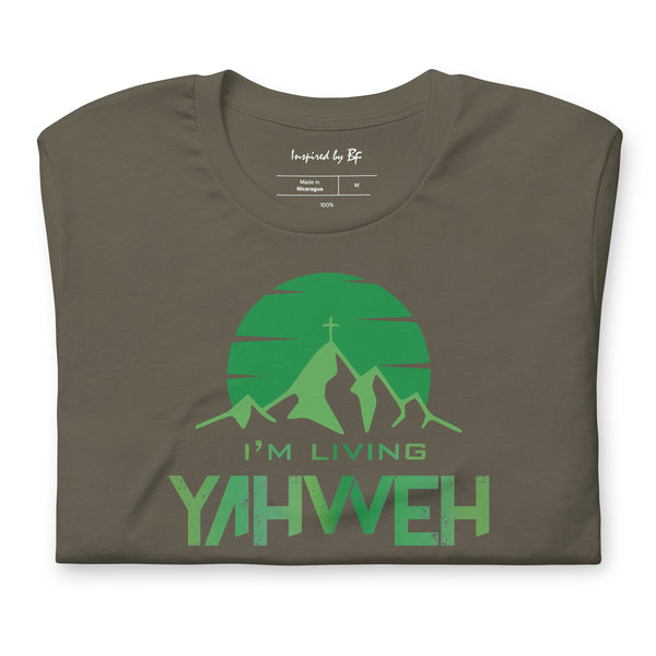 I'm Living Yahweh | Short-Sleeve Unisex T-Shirt | Emerald