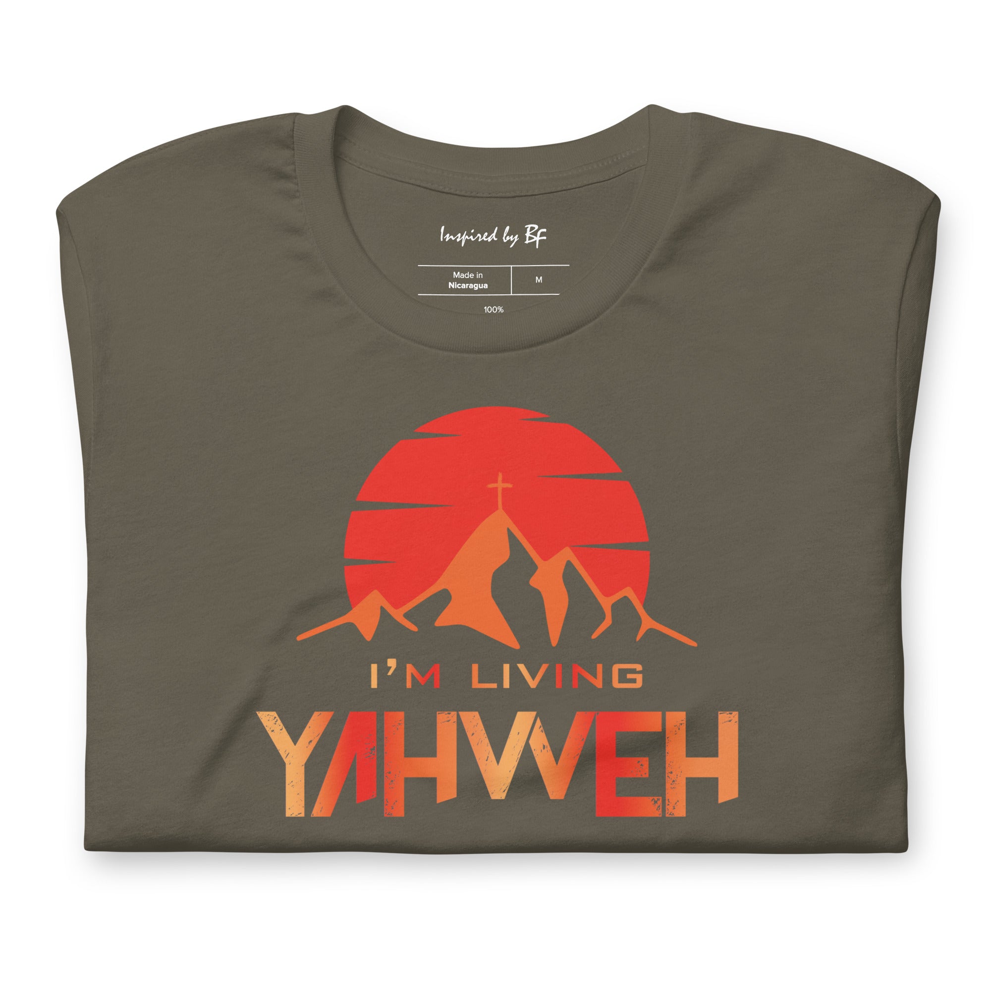 I'm Living Yahweh | Short-Sleeve Unisex T-Shirt | Ruby