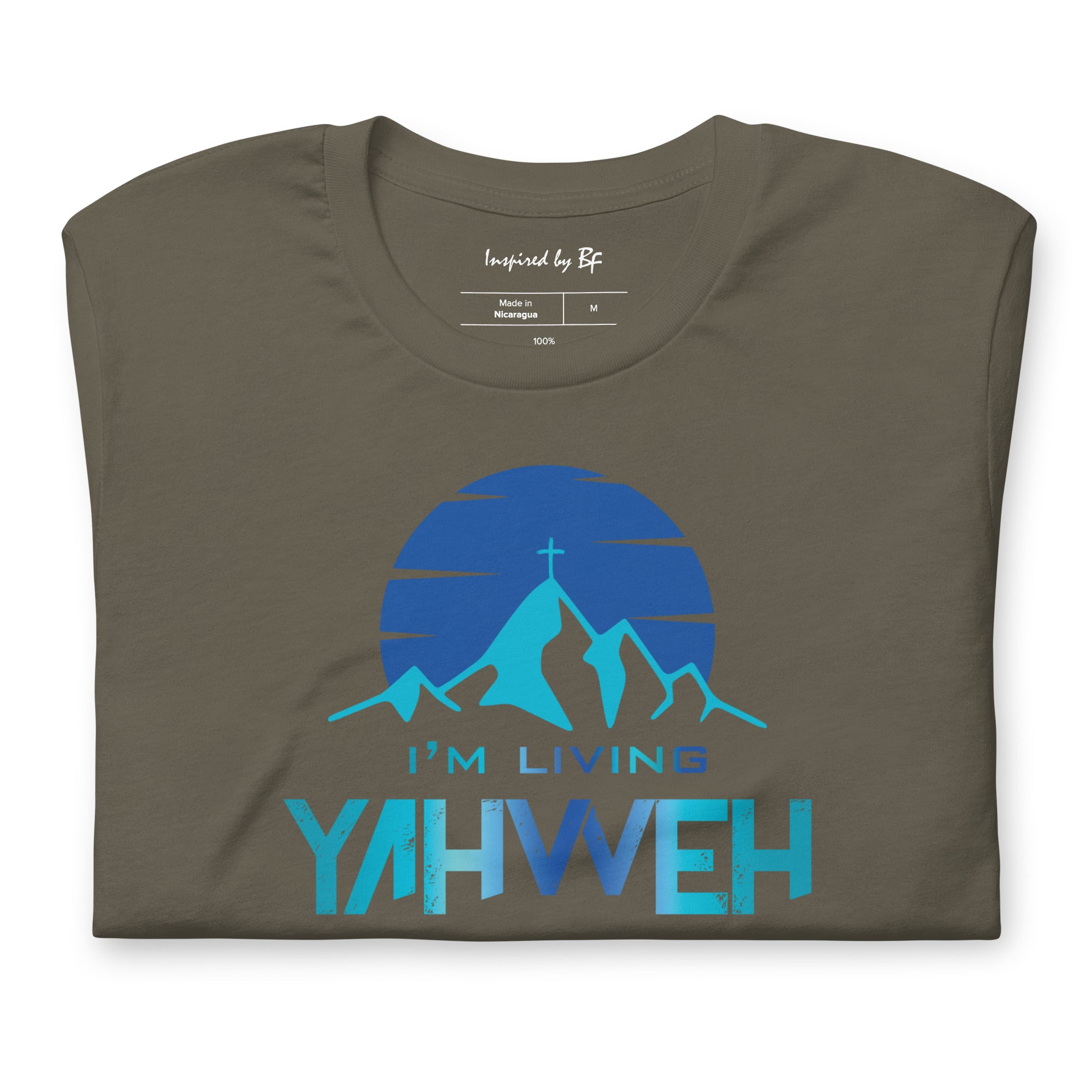 I'm Living Yahweh | Short-Sleeve Unisex T-Shirt | Sapphire