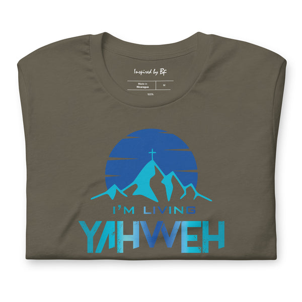 I'm Living Yahweh | Short-Sleeve Unisex T-Shirt | Sapphire