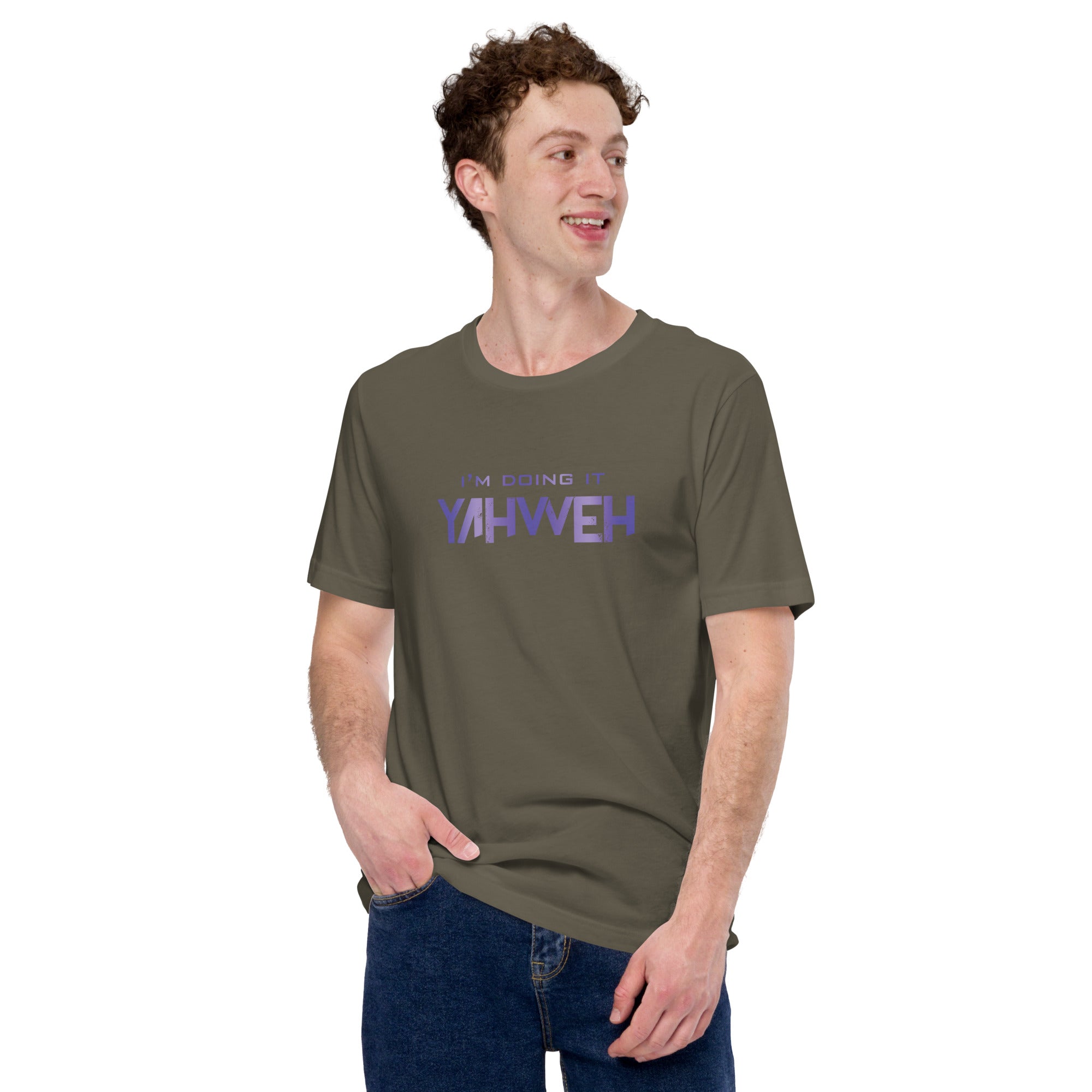 I'm Doing It Yahweh | Unisex Short Sleeve T-Shirt | Amethyst