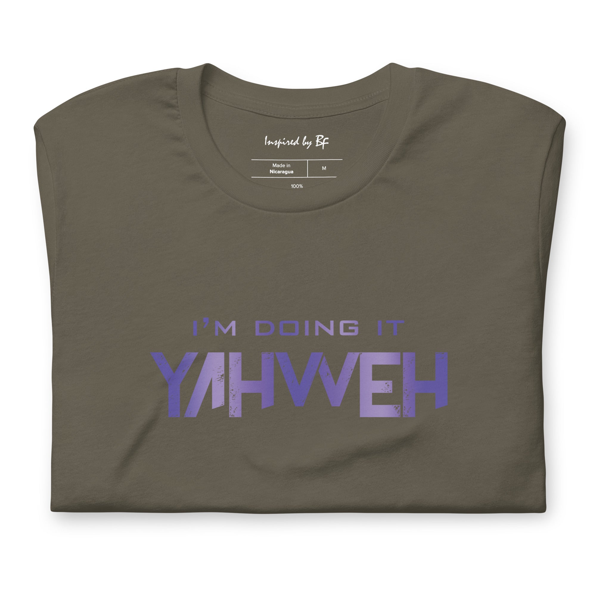 I'm Doing It Yahweh | Unisex Short Sleeve T-Shirt | Amethyst
