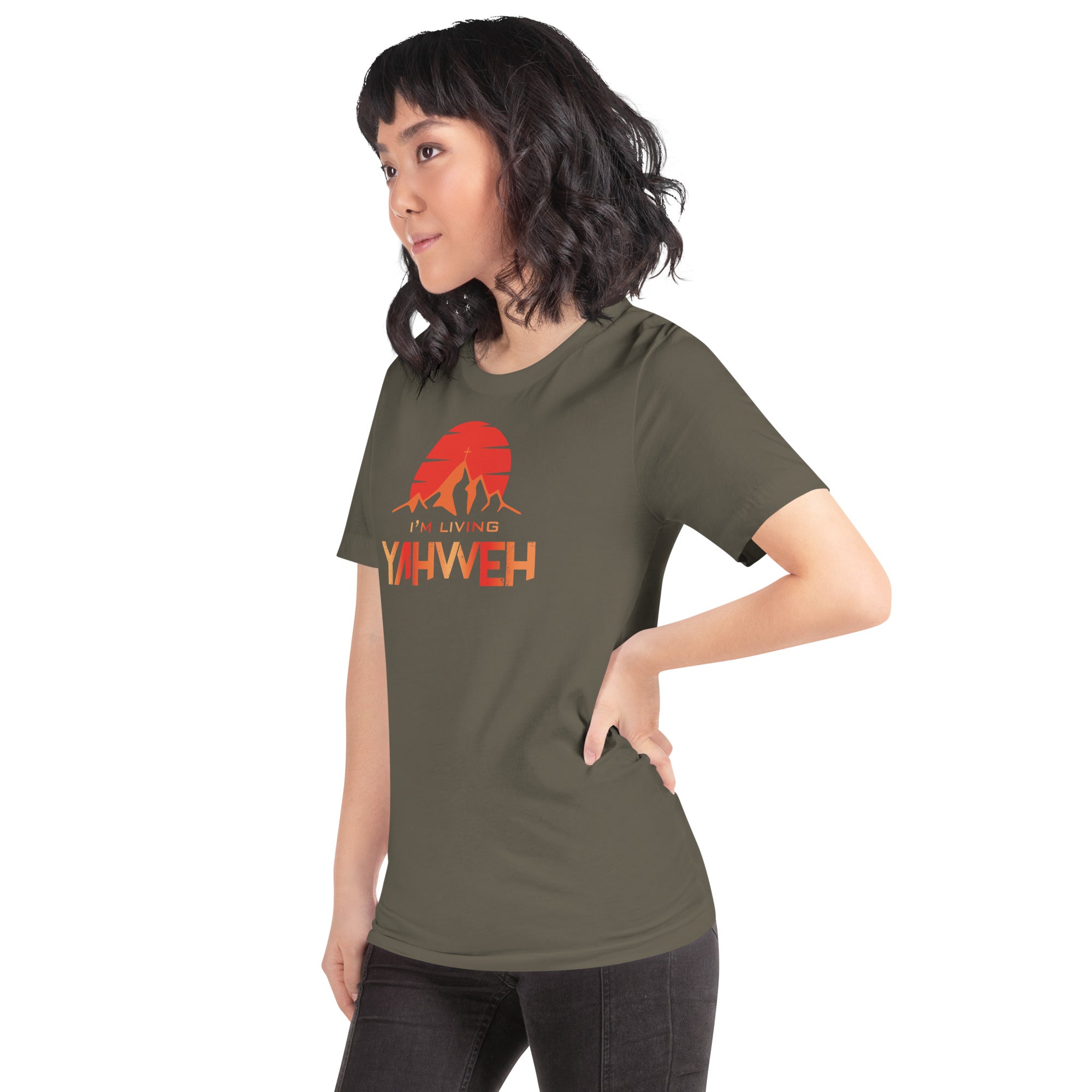 I'm Living Yahweh | Short-Sleeve Unisex T-Shirt | Ruby