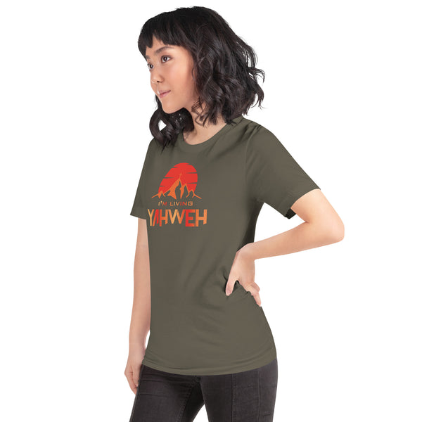 I'm Living Yahweh | Short-Sleeve Unisex T-Shirt | Ruby