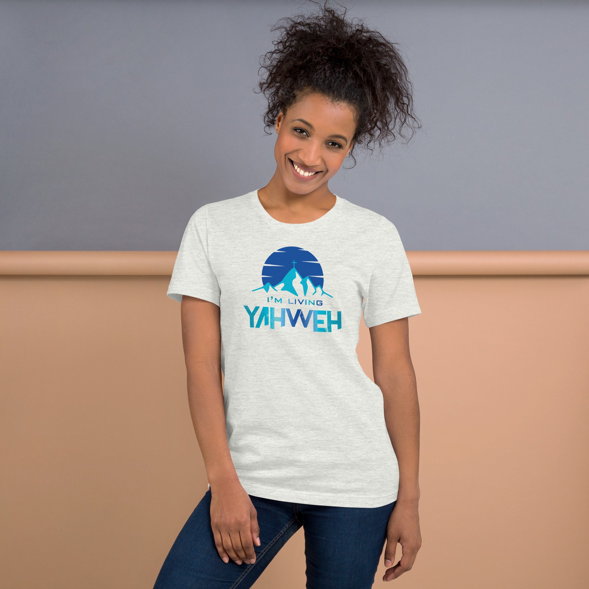 I'm Living Yahweh | Short-Sleeve Unisex T-Shirt | Sapphire