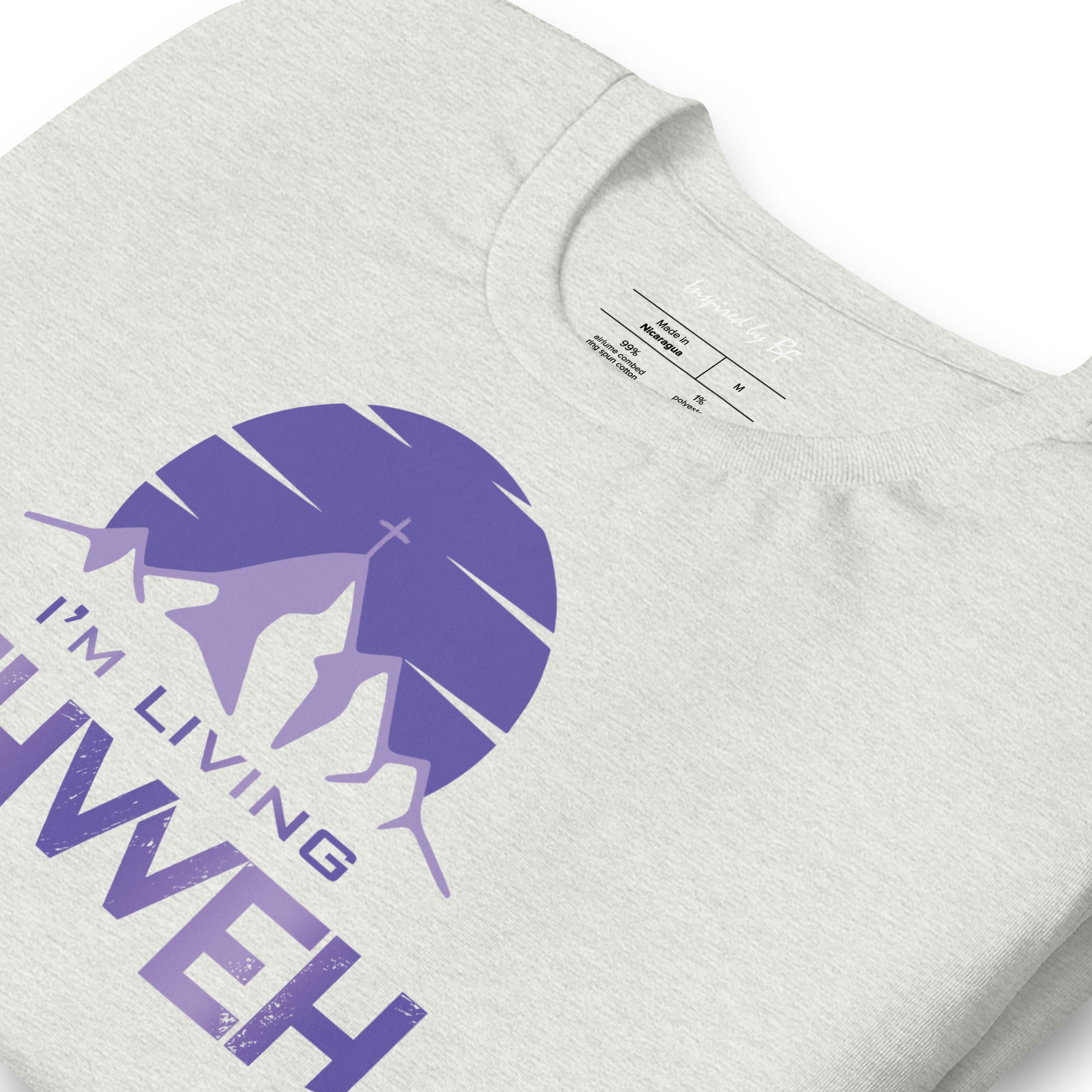 I'm Living Yahweh | Short-Sleeve Unisex T-Shirt | Amethyst