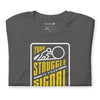Your Struggle is Your Signal For Change | Short-Sleeve Unisex T-Shirt | Black & Yellow